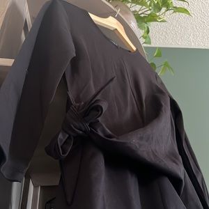 Medium Dynamite Black Long Sleeves Dress